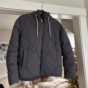 Vuori quilted jacket gray